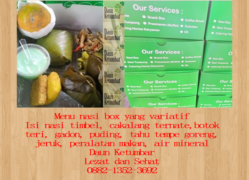 Catering nasi kotak di Kemanggisan